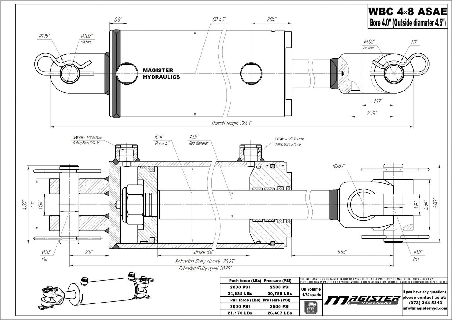 WBC 4x8 ASAE 4