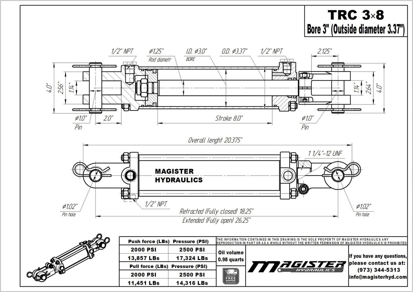 TRC 3x8 4