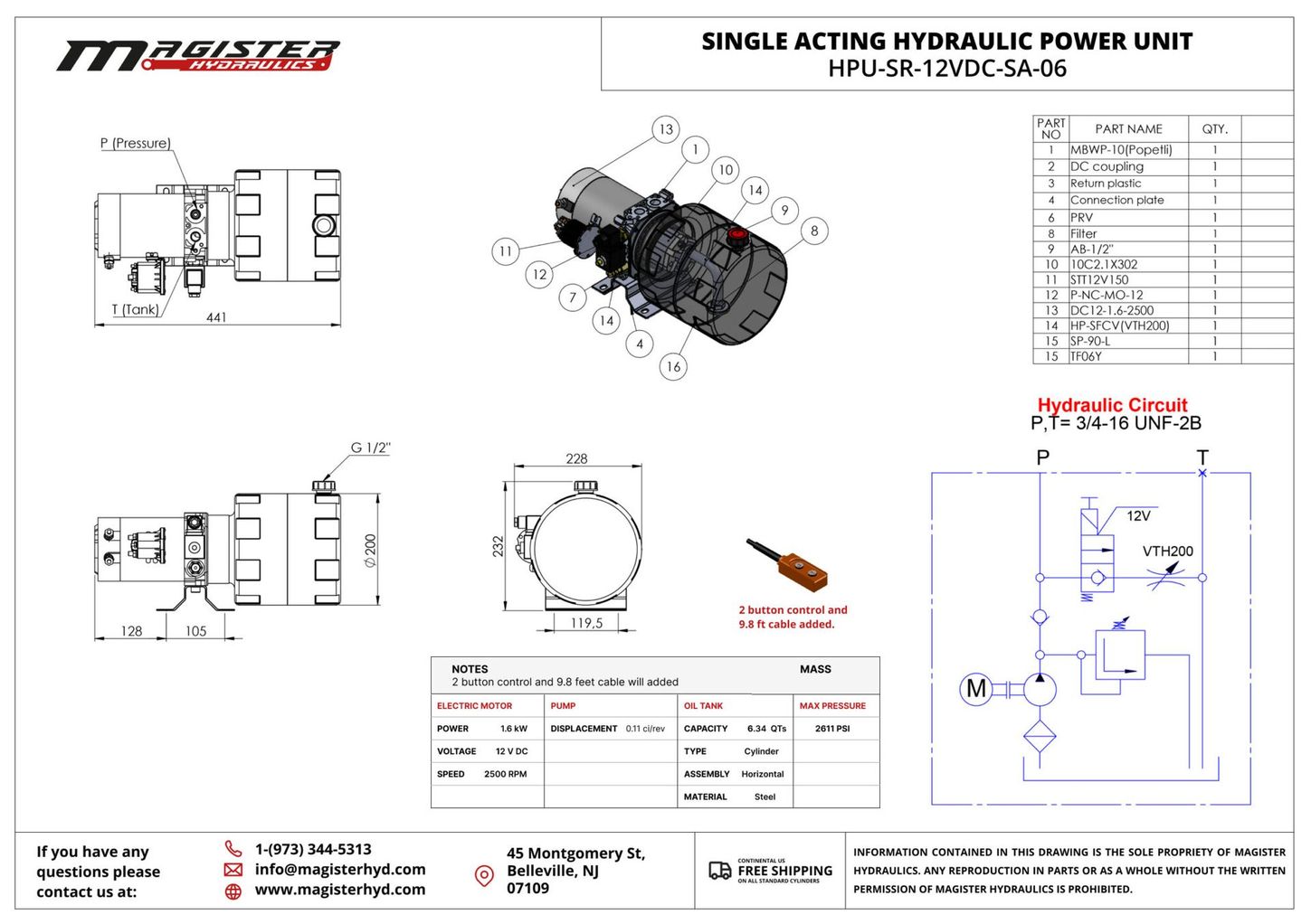 HPU-SR-12VDC-SA-06 4