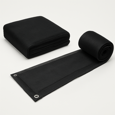 Automann 573.TBM84X38 Black Mesh Tarp 7ft x 38ft