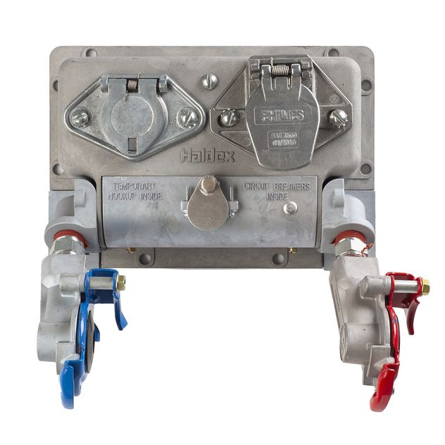 Haldex BE26103 Nose Box Assembly with Gladhands - Interline