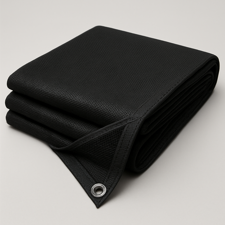 Automann 573.TBM84X38 Black Mesh Tarp 7ft x 38ft