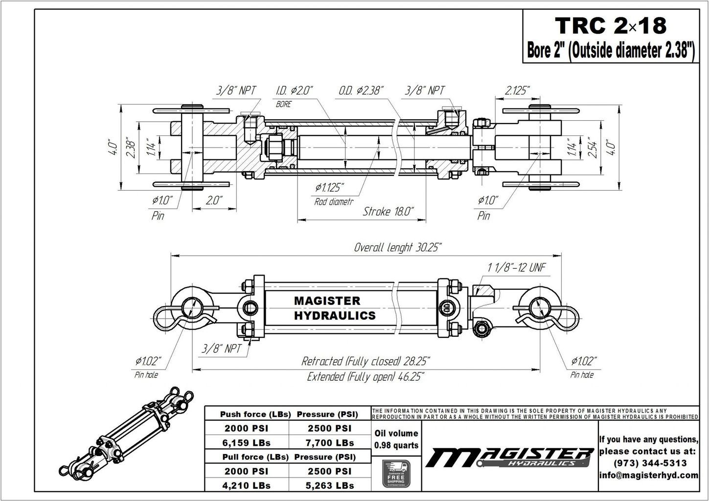 TRC 2x18 4