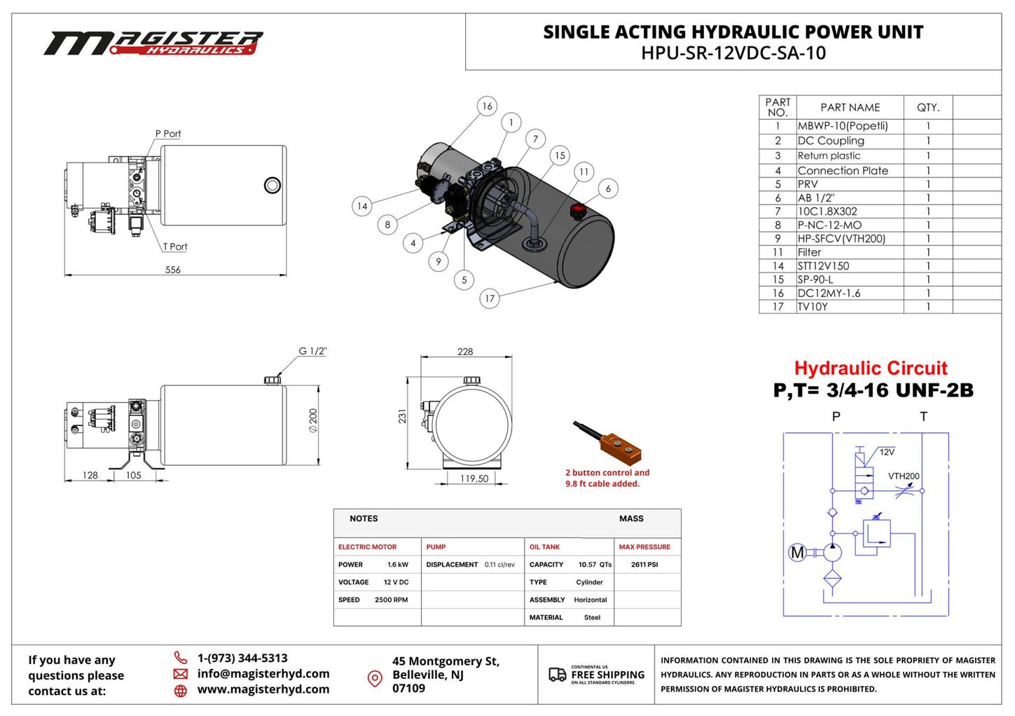 HPU-SR-12VDC-SA-10 4