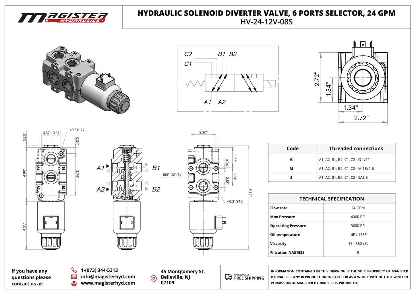 HV 24 12V 08S 6