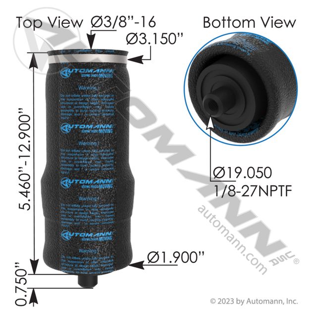 Automann ABSZ70-2622 Air Spring Cabin Volvo — Great American, Inc.