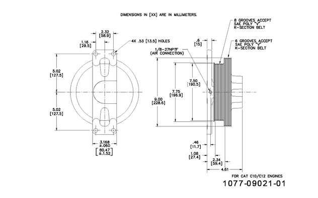 Kit Masters 1077-09021-04 Kysor-Style Hub - New — Great