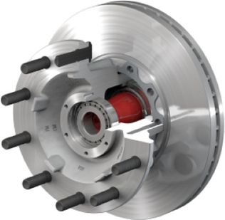 ConMet Aluminum Preset Hub/Rotor Ff Front Hub (10083209