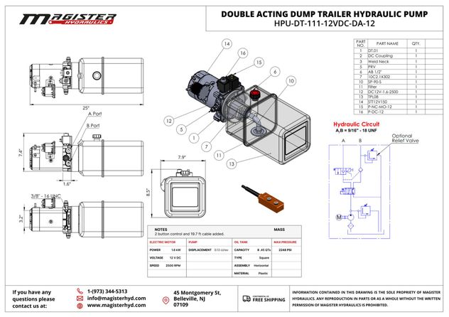 HPU-DT-111-12VDC-DA 1
