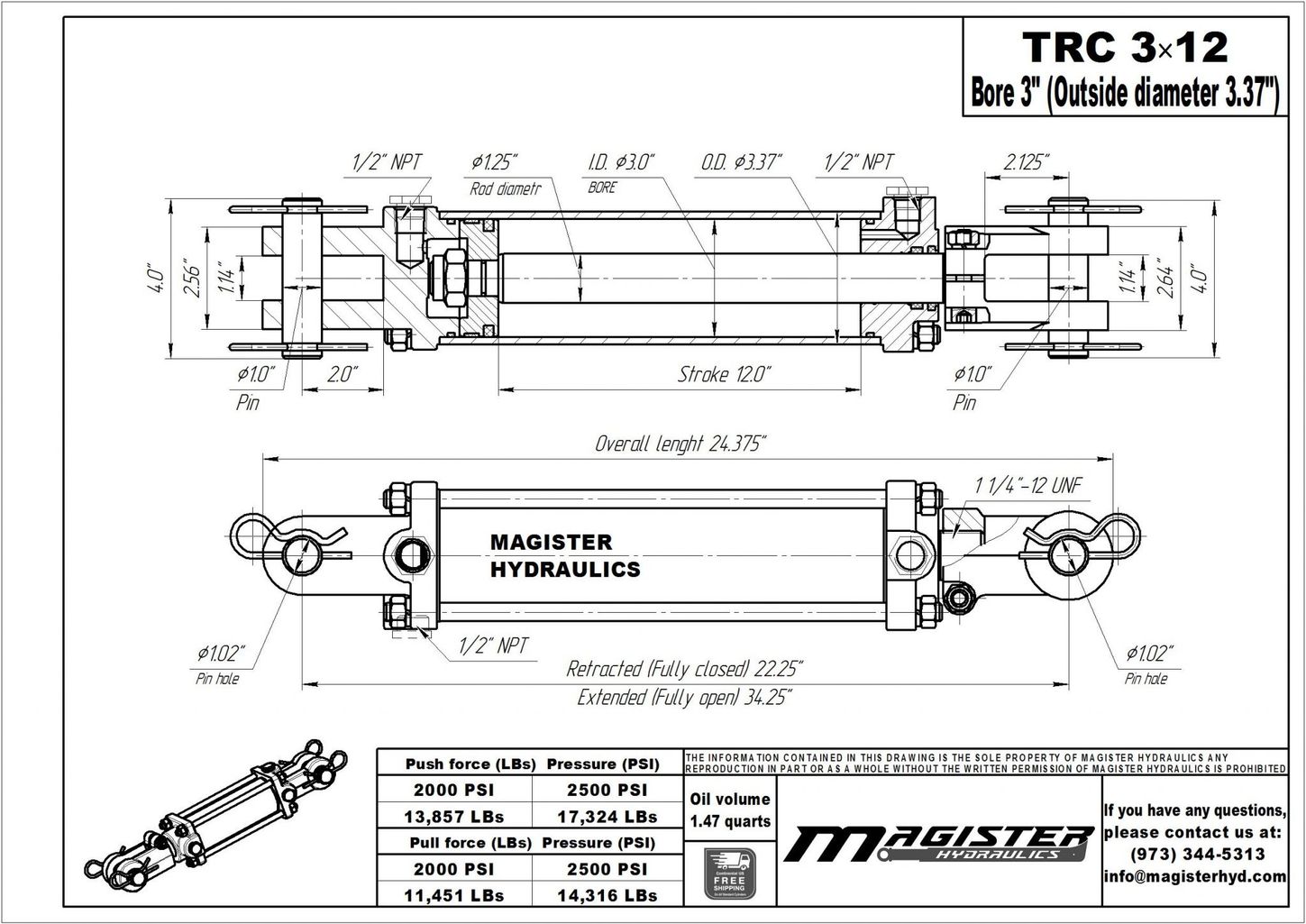 TRC 3x12 4