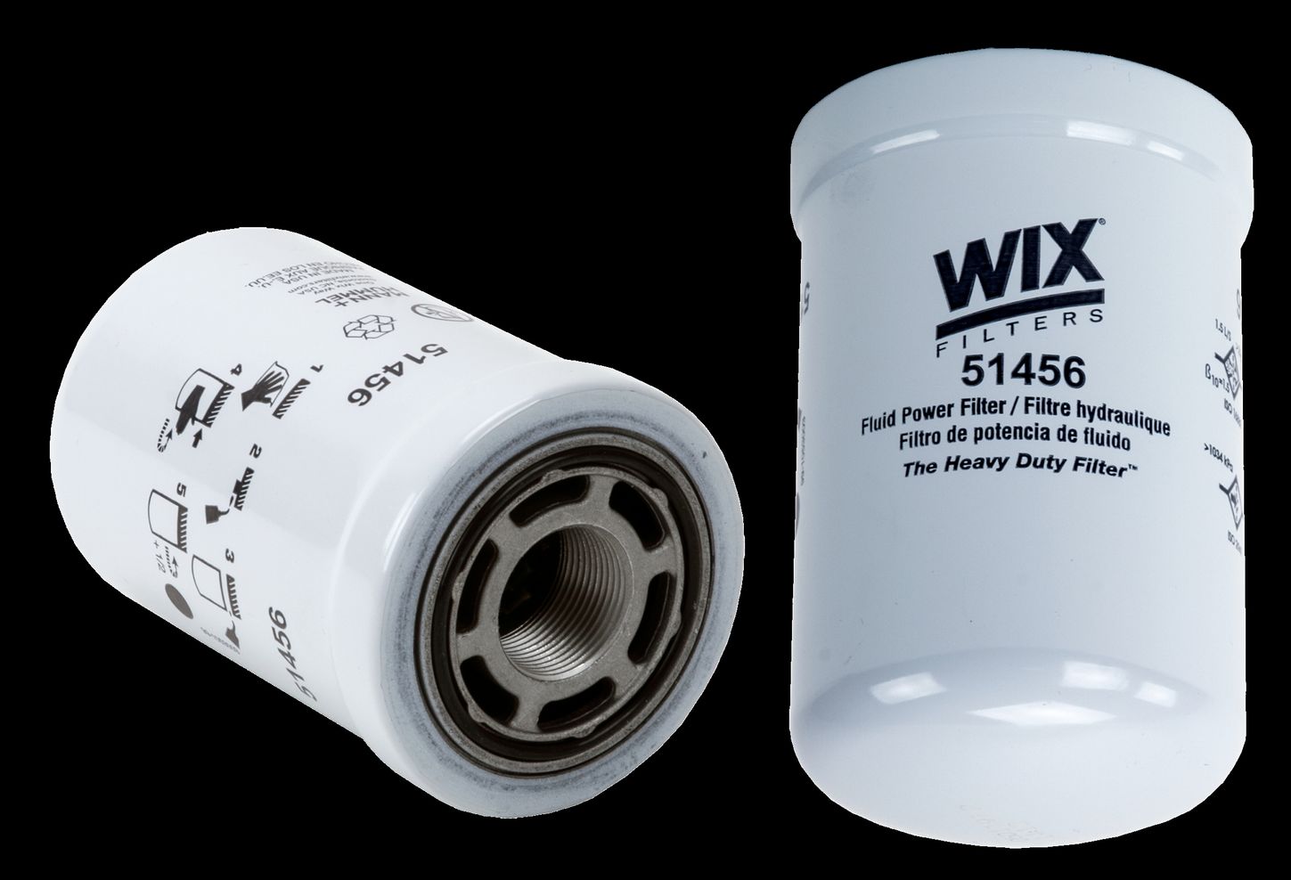CQ3×2 Wix 51456 WIX Spin-On Hydraulic Filter — Great American, Inc.