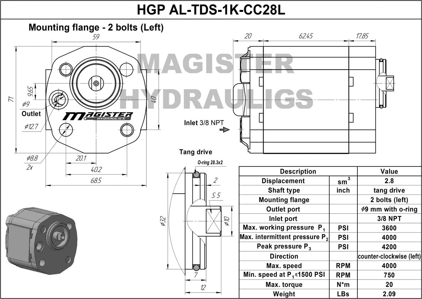 HGP AL TDS 1K CC28L 6