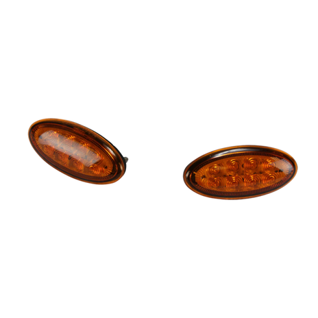 NEWSTAR S-25466 OVAL LED AMBER SIDE TURN/SIDE MARKER LAMP