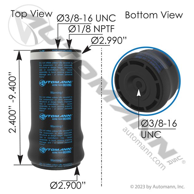 Automann ABSZ70-641 Air Spring Cabin and Star Washer — Great